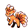 Vulpix sprite gen 1