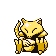 Abra sprite gen 1