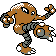 Hitmonlee sprite gen 2