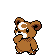 Teddiursa sprite gen 2
