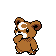 Teddiursa sprite gen 2