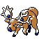 Stantler sprite gen 2