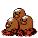 Dugtrio sprite gen 2